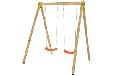 NATURA wooden swing set (1.90 m) (2 accessories)