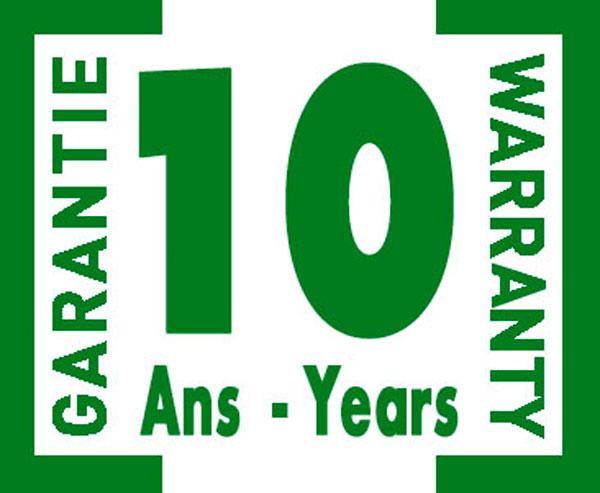 10 ans : Sur les plaques de polycarbonates en dgressif