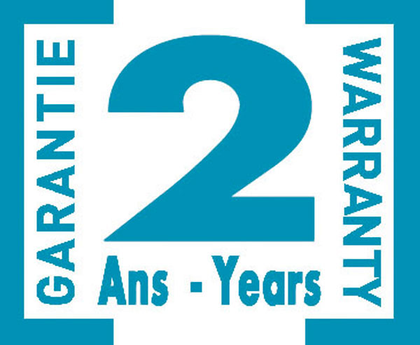 2 ans : Sur le bassin et tous les quipements (hors pices d'usure)