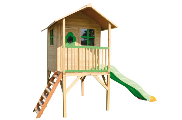 ARMELLE wooden playhouse on stilts