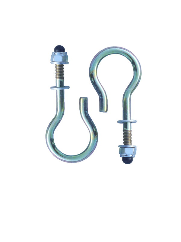 Steel hooks for metal top bars X2