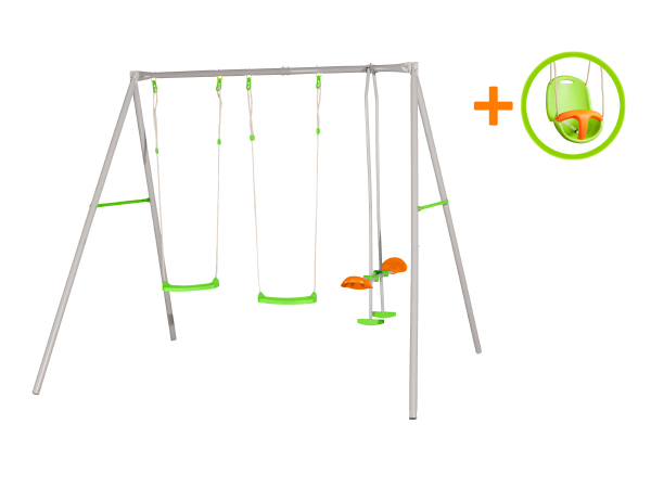 METAL SWING SET 2.20 M (3 accessories)