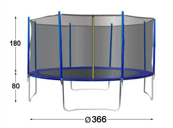 JOU078 - TRAMPOLINE DIAMETRE 3.66 M