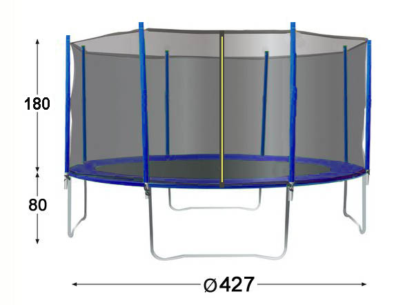 JOU079 - TRAMPOLINE DIAMETRE 4.27 M