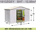 Abri de jardin m�tal YARDMASTER - 12,00 m�