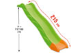 Glissi�re de toboggan inject�e 2,15 m