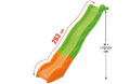 Glissi�re de toboggan inject�e 2,63 m