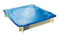 Bac � sable ALIX 120 x 120 cm b�che + tapis 