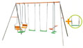 Portique m�tal AXION 2,50 m (5 agr�s)