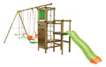 Station de jeux m�tal KANGA 2,50 m (4 agr�s + 2 tours + 3PF + 1TOB)
