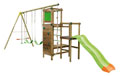 Station de jeux m�tal KANGA 2,50 m (4 agr�s + 2 tours + 3PF + 1TOB)