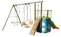 Station de jeux m�tal LIMA STEELWOOD 2,50 m (4 agr�s + 1 tour + 1TOB)