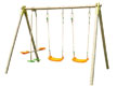 Portique bois NATURA 1,90 m (3 agr�s)