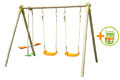 Portique bois NATURA 1,90 m (4 agr�s)