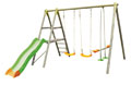 Portique bois/m�tal  TECHWOOD 2,30 m (3 agr�s + PF+TOB)