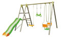 Portique bois/m�tal  TECHWOOD 2,30 m (3 agr�s + PF+TOB)
