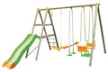 Portique bois/m�tal  TECHWOOD 2,30 m (3 agr�s + PF + TOB)