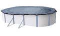 B�che hiver pour piscines hors sol r�sine ou m�tal dimensions 6,10 x 3,70 � 6,50 x 3,80 m