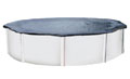 B�che hiver pour piscines hors sol r�sine ou m�tal diam�tre 3,50 � 3,90 m
