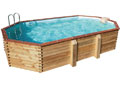 Piscine bois BELUGA 7,15 x 4,00 x 1,33 m