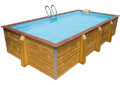 Piscine bois BELUGA 6,50 x 3,36 x 1,33 m