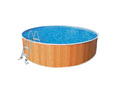 Piscine hors sol m�tal aspect bois SPLASHER 3,00 x 0,90 m