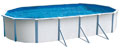 Piscine m�tal hors sol SAPHIR 7,60 x 3,90 x 1,20 m
